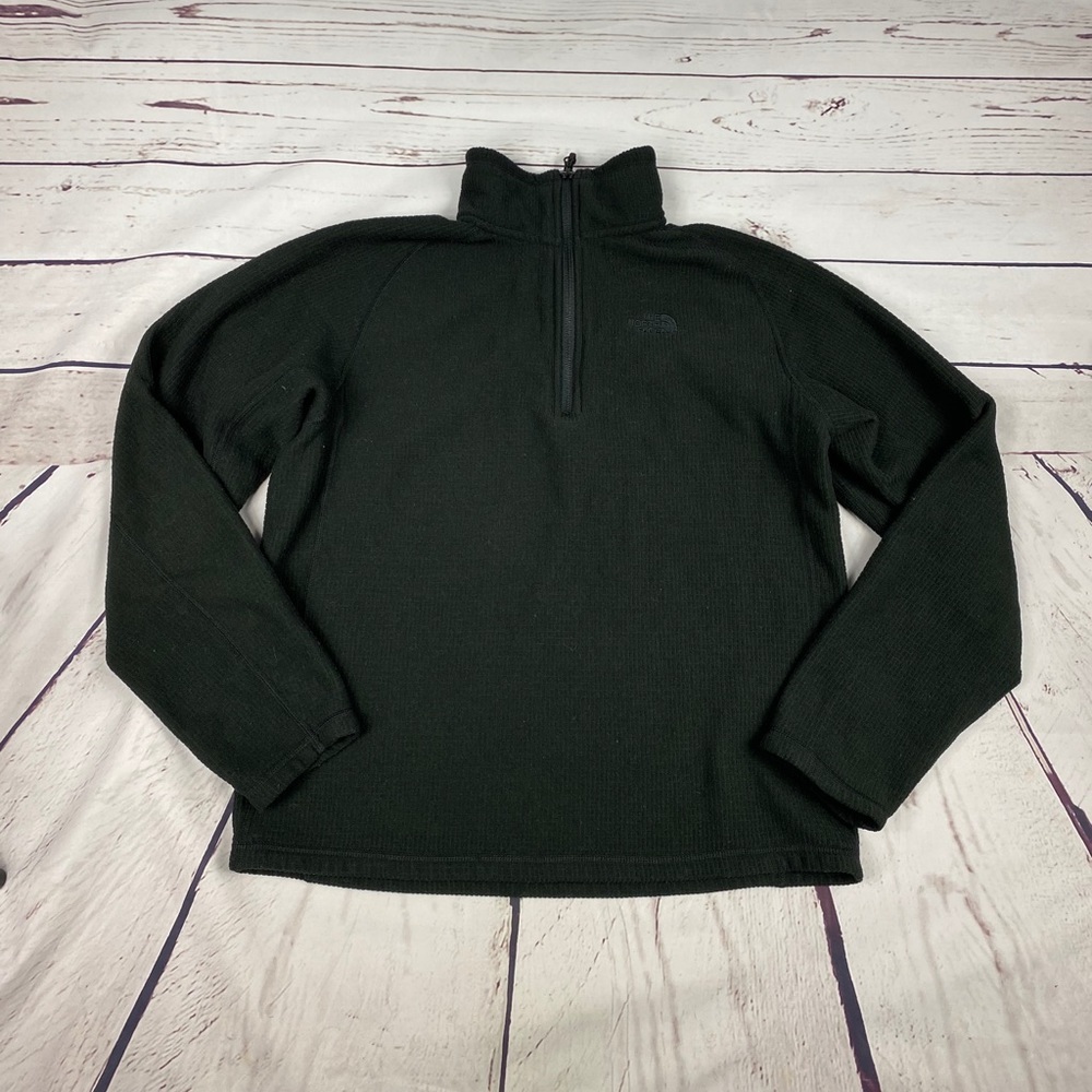 North Face Mens Black Quarter‎ Zip